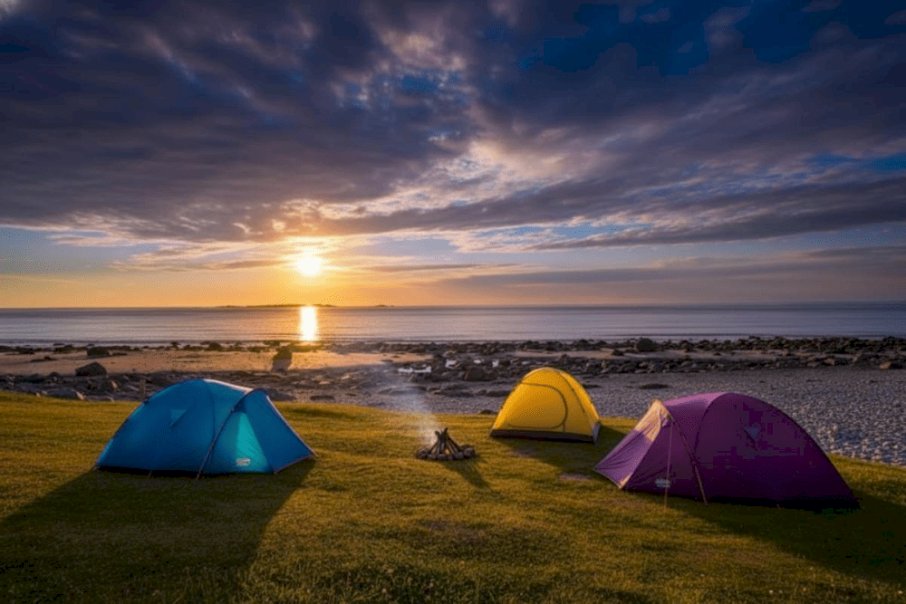 Cắm trại tại biển Quỳnh Nghệ An